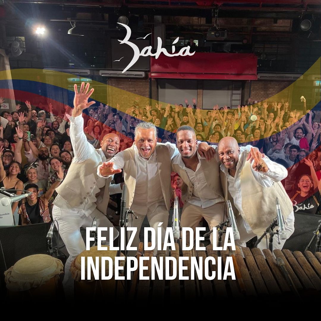 Grupo Bahía celebró la independencia de Colombia en Brasil con ritmos del Pacífico