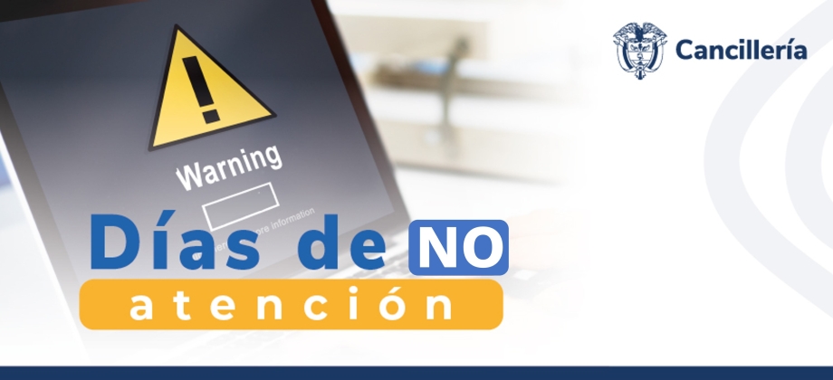 Embajada de Colombia y su sección consular en Brasil no tendrán atención al público este 7 y 8 de septiembre