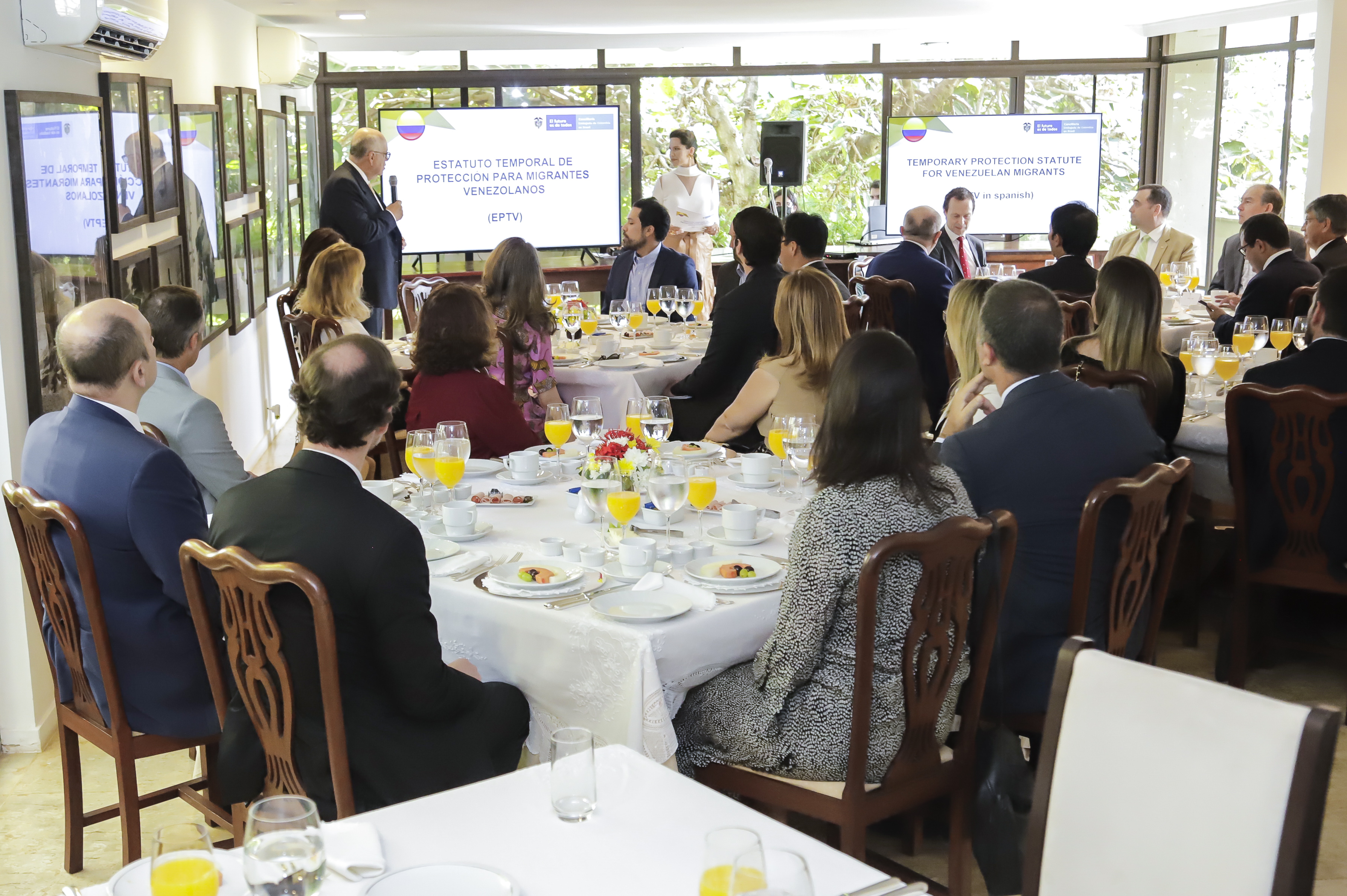 Embajada de Colombia en Brasil presentó los avances del Estatuto de Protección Temporal para Migrantes Venezolanos