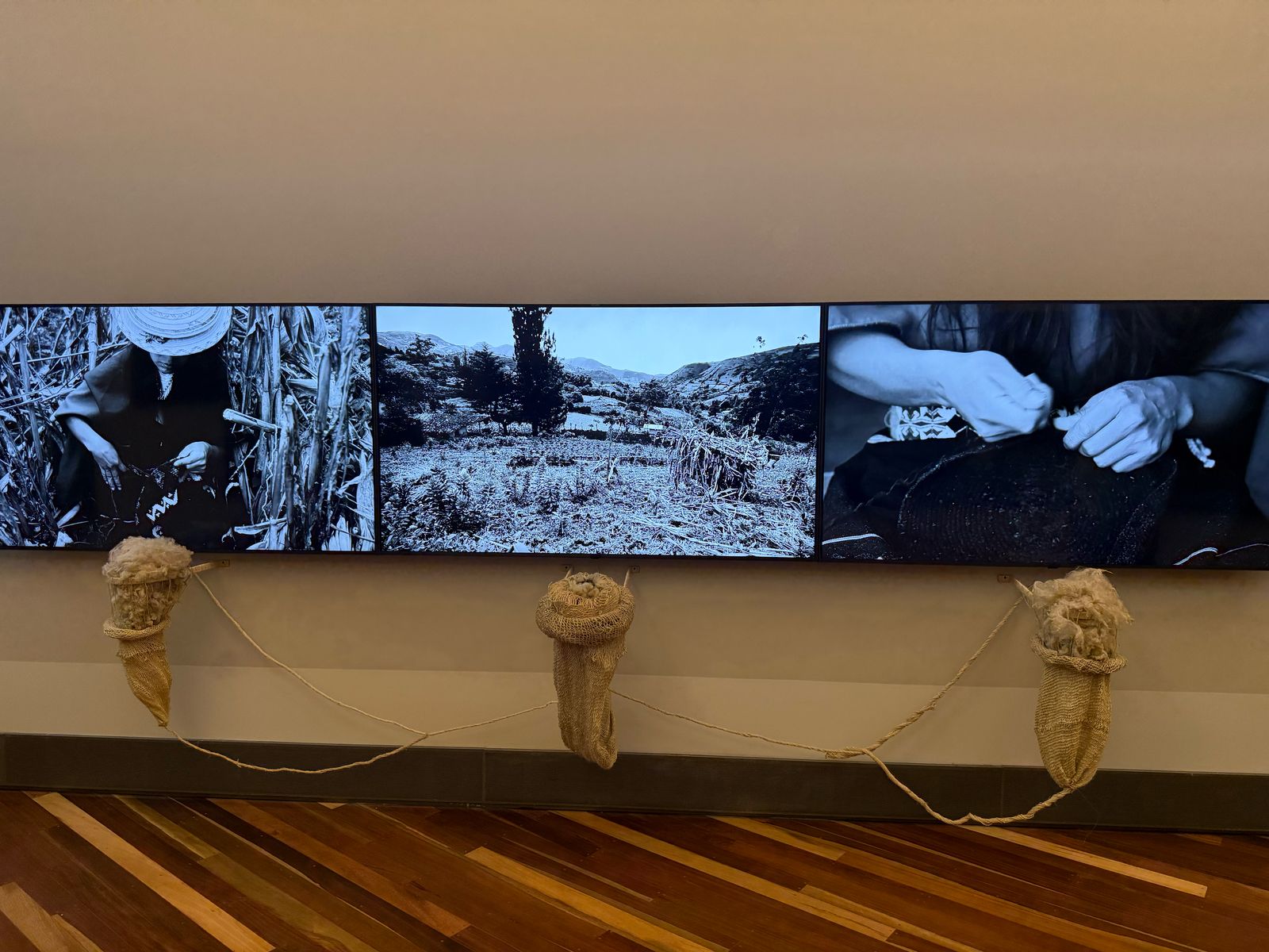 Julieth Morales, artista plástica perteneciente al pueblo Misak, presentó con éxito su exposición “Nay Srap” en la galería Claudia Andujar Maxita Yano del Museo Inhotim – Minas Gerais
