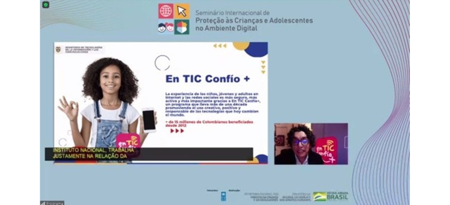 Colombia participa en el Seminario Internacional sobre la Protección de la Niñez y la Adolescencia en el Entorno Digital