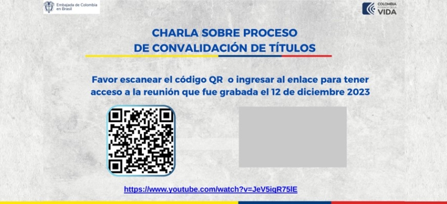 Charla sobre proceso de convalidación de títulos