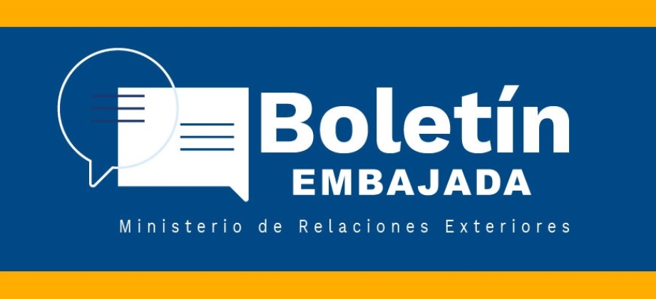 La Embajada de Colombia en Brasil publica el Boletín informativo del 10 al 14 de mayo 