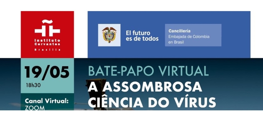 La Embajada de Colombia en Brasil invita al conversatorio virtual de la periodista científica Angela Posada-Swafford