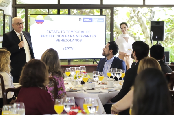 Embajada de Colombia en Brasil presentó los avances del Estatuto de Protección Temporal para Migrantes Venezolanos