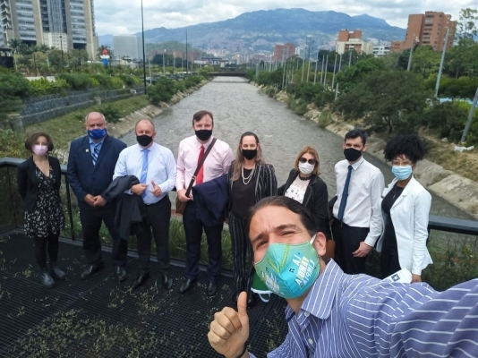 Delegación del municipio de Criciúma de Brasil realiza visita institucional a Medellín
