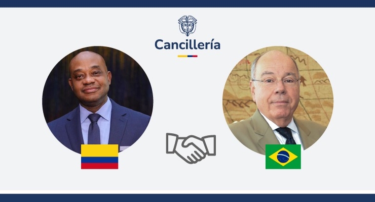 Cancilleres de Colombia y Brasil se reúnen este jueves en Brasilia