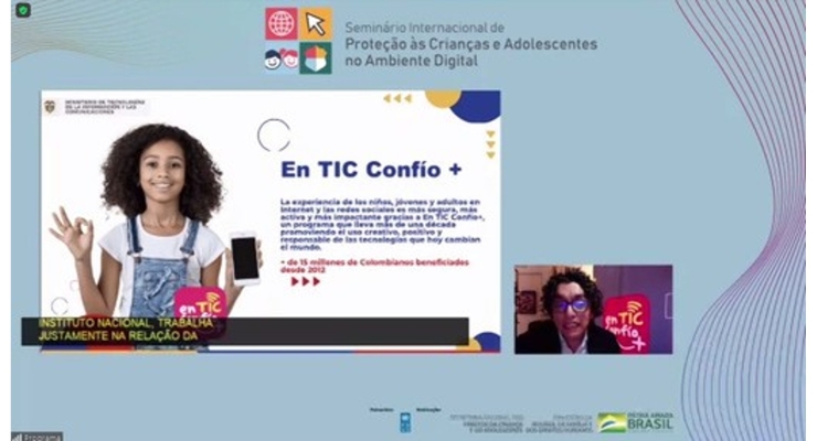 Colombia participa en el Seminario Internacional sobre la Protección de la Niñez y la Adolescencia en el Entorno Digital