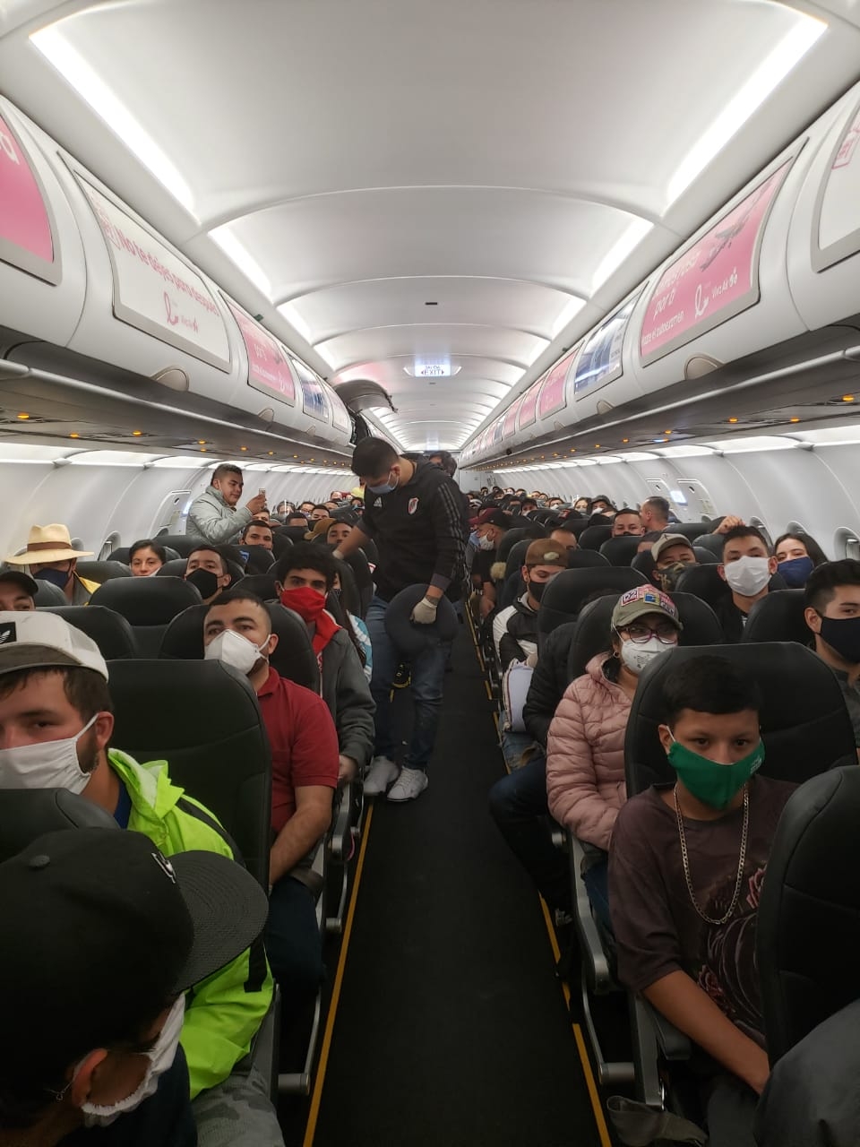 Desde Brasil, regresaron 164 colombianos en un vuelo de carácter humanitario